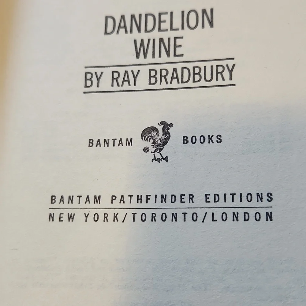 Dandelion Wine by Ray Bradbury Paperback - Picture 7 of 9